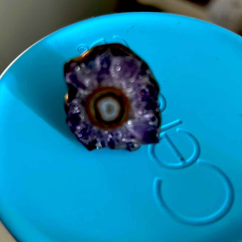 Amethyst Geode Ring